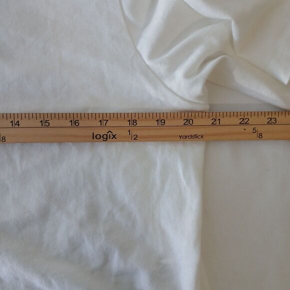 KBB by KAHLANA Women's Short Sleeve 'The Trice Tee' Shirt White S NWT - Picture 7 of 7